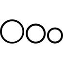 Ohmama 3 silicone rings set - black-0