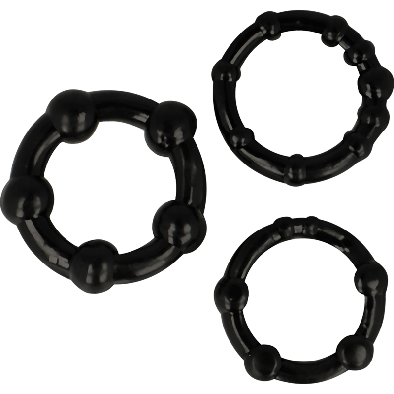 Set 3 anelli in silicone ohmama-0