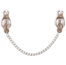 Morsetti per capezzoli metallici fetish ohmama e catena-0