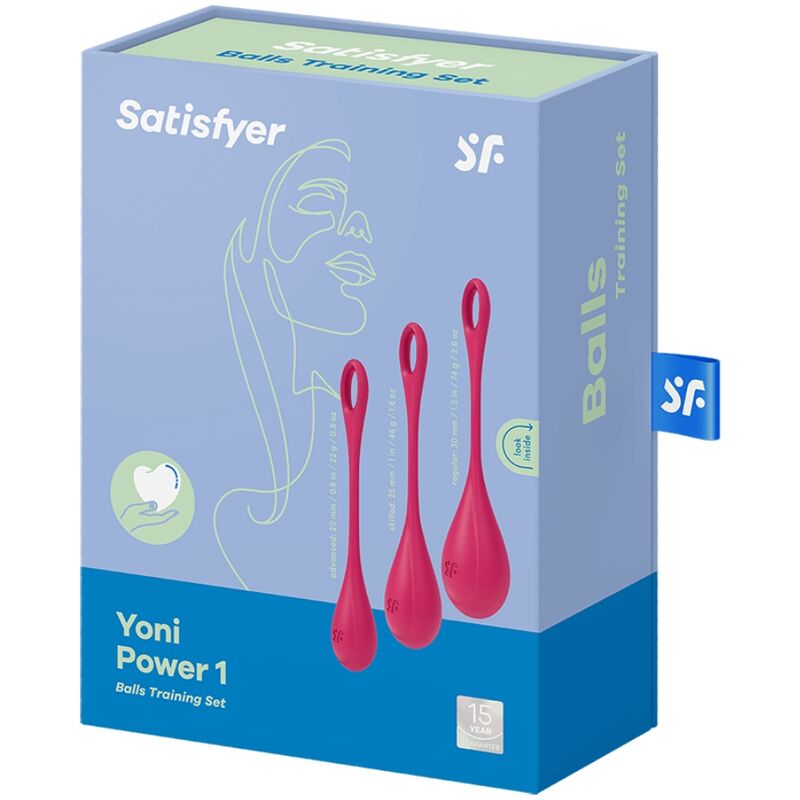 Set allenamento soddisfatto yoni power 1 - rosso-3