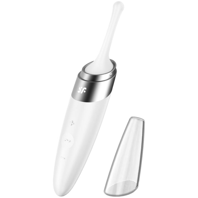 Satisfyer twirling joy clit punta stimolante - bianco-0