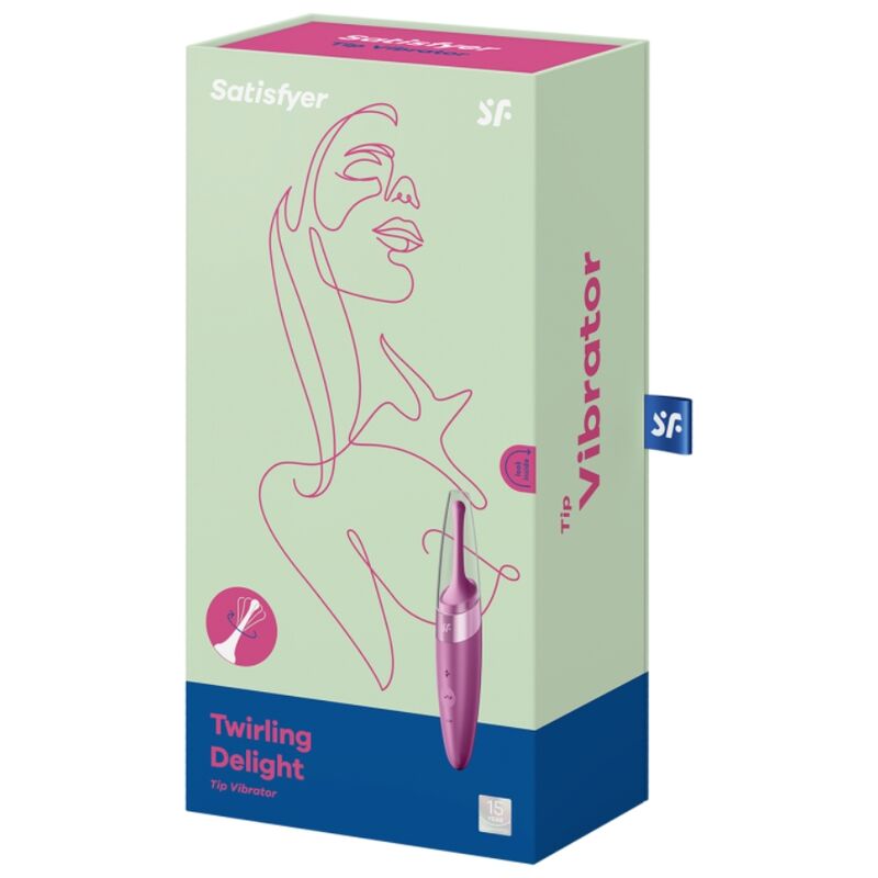 Satisfyer twirling joy clit punta stimolante - fucsia-2