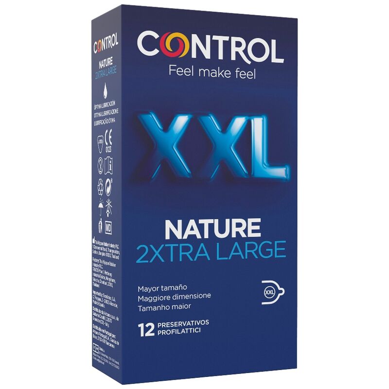 Control nature 2xtra large xxl preservativi - 12 unitÀ-0