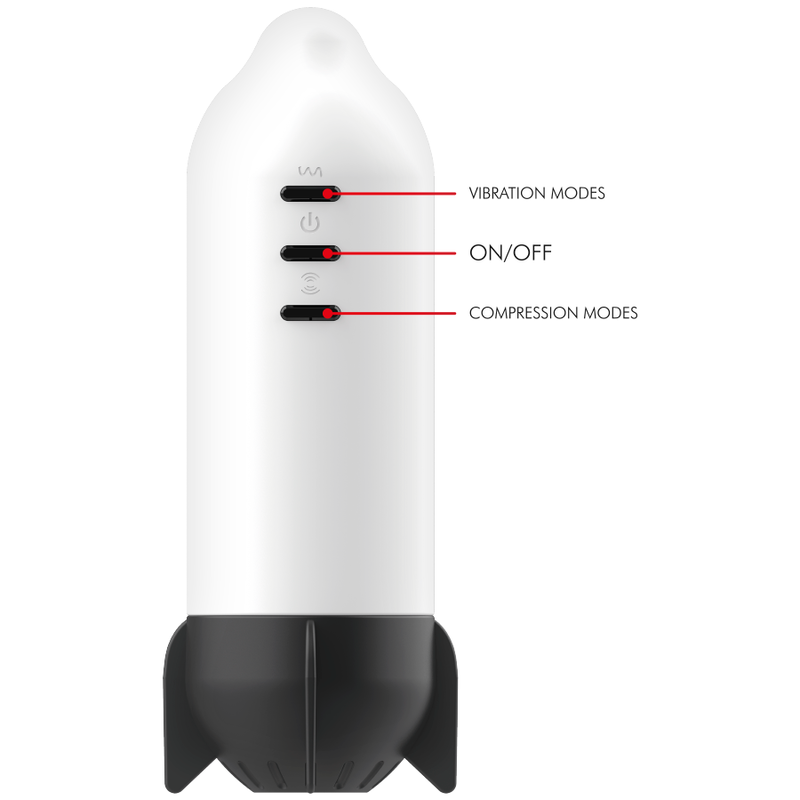 Jamyjob rocket masturbator soft compressione tecnica e vibrazione-5
