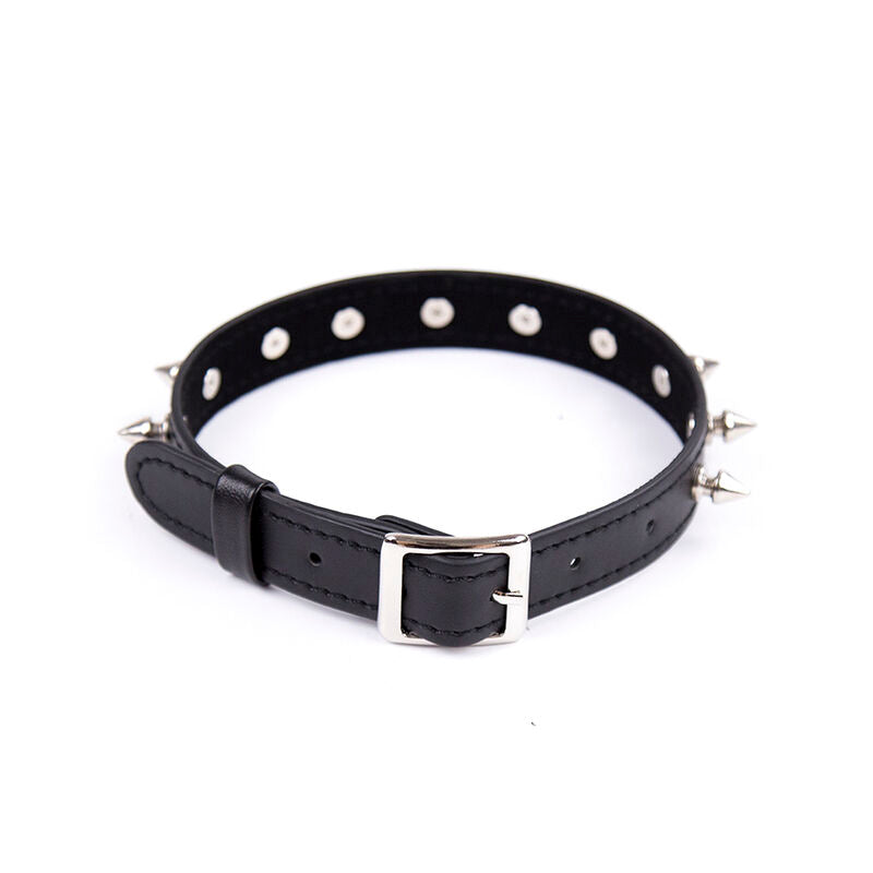 Ohmama fetish collar spikes punk collar-1