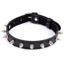 Ohmama fetish collar spikes punk collar-0