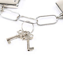 Polsini ohmama fetish in metallo arricciato in velluto-3