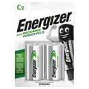 Batteria ricaricabile energizer power plus hr14 c 2500mah 2 unitÀ-0