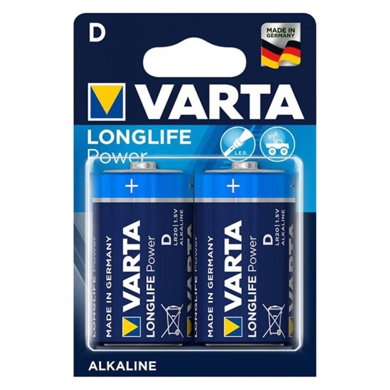 Varta longlife power batteria alcalina d lr20 2 unitÀ-0