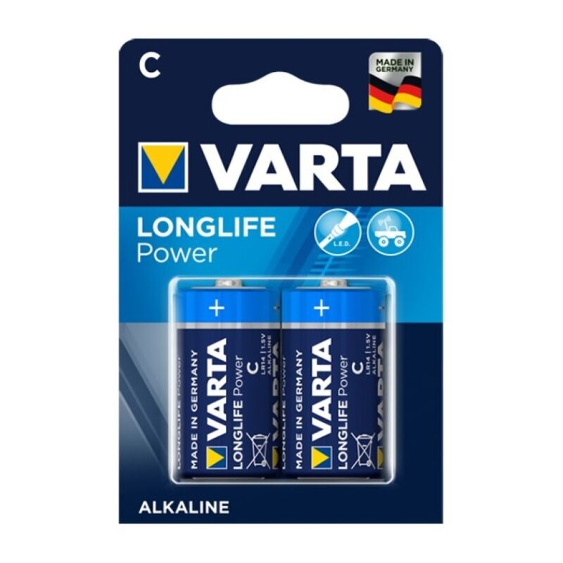Varta longlife power batteria alcalina c lr14 2 unitÀ-0