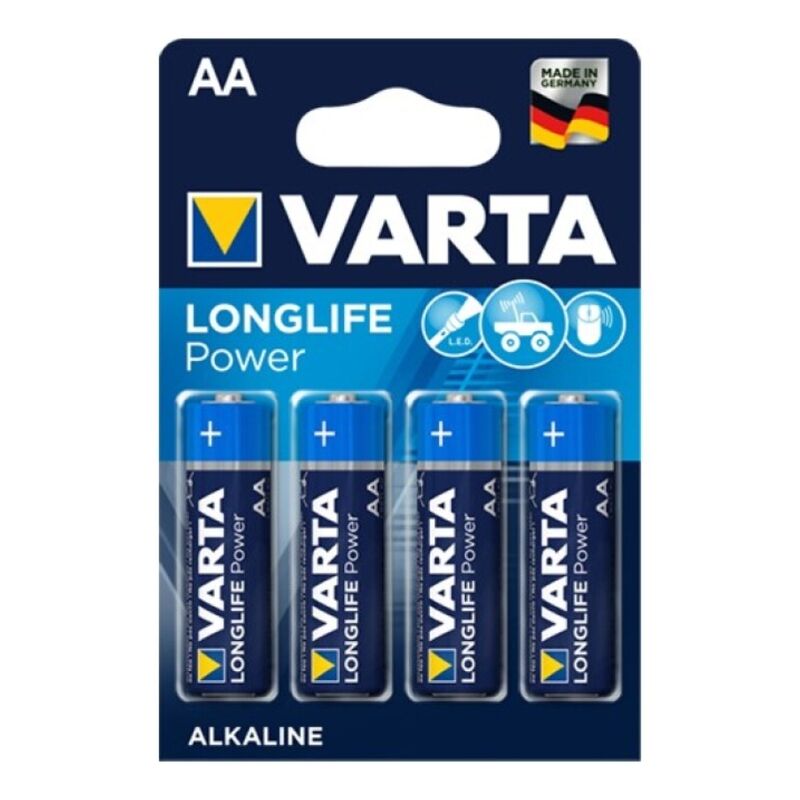Varta longlife power batteria alcalina aa lr6 4 unitÀ-0