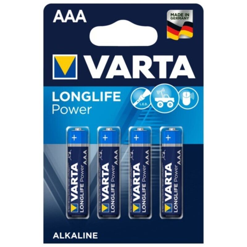 Varta longlife power batteria alcalina aaa lr03 4 unitÀ-0