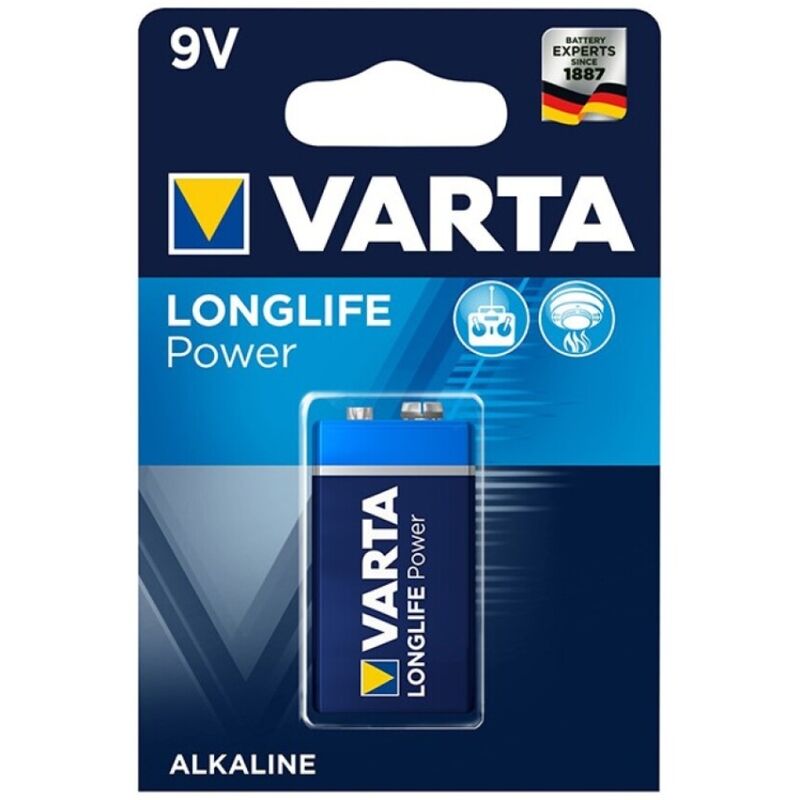 Varta longlife power batteria alcalina 9v lr61 1 unitÀ-0