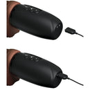 King cock plus tripla minaccia - colore marrone della pelle-7