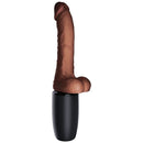 King cock plus tripla minaccia - colore marrone della pelle-0