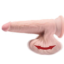 King cock plus 3d cock swinging balls 24,5 cm - pelle chiara-2