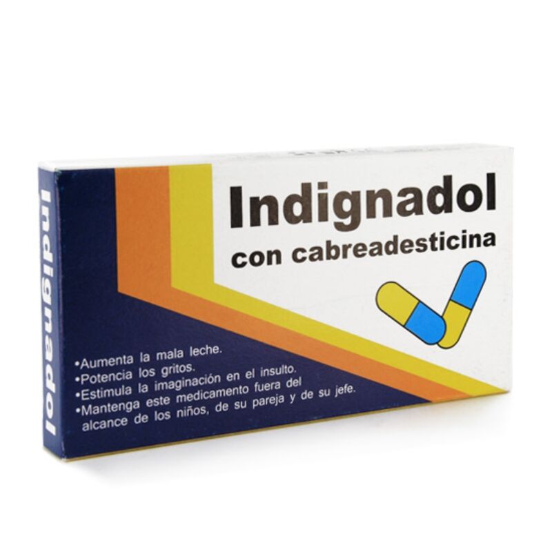 Diablo picante - caja de medicamentos indignadol-0