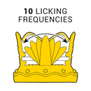 Stimolatore intenso del clit 10 frequenze di leccata e aspirazione - blu-2