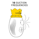 Stimolatore intenso del clit 10 frequenze di leccata e aspirazione - red-3