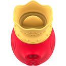 Stimolatore intenso del clit 10 frequenze di leccata e aspirazione - red-6
