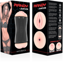 Jamyjob randy masturbatore a doppio foro - vagina e ano-8