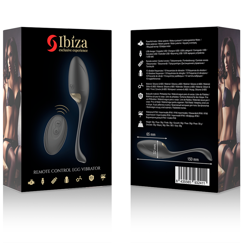 Ibiza remote control egg vibrator-5