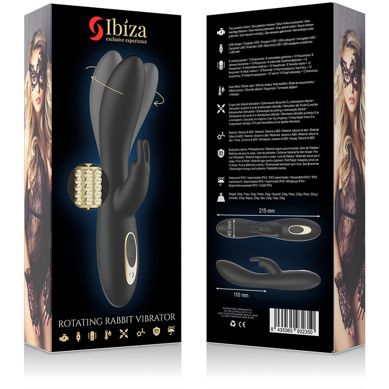 Ibiza rotating rabbit vibrator-8