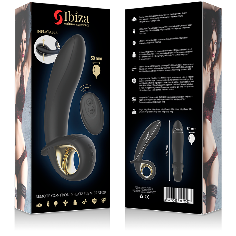 Ibiza remote control inflatable vibrator-6