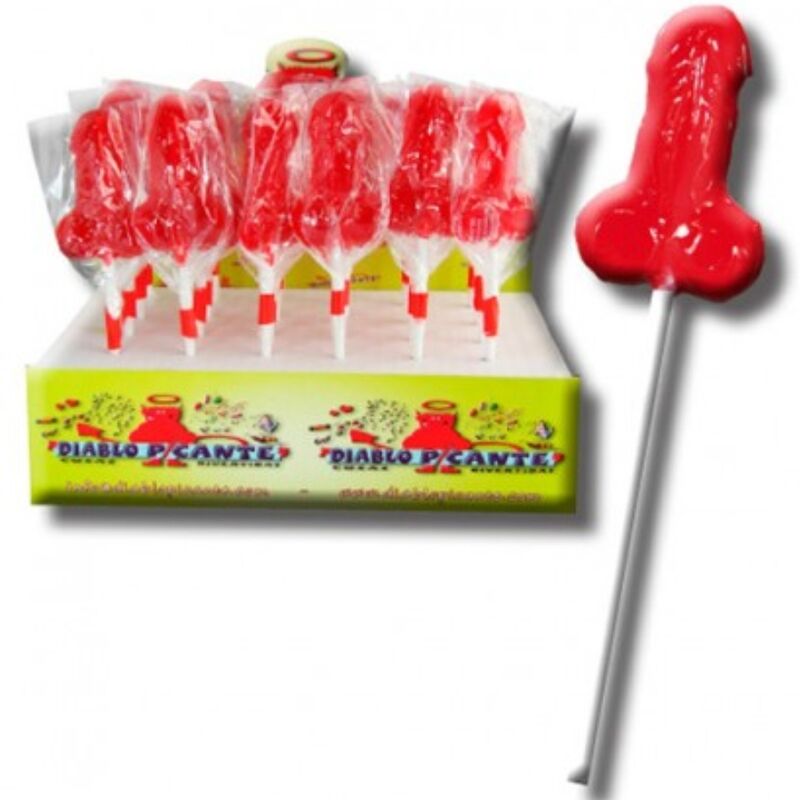 Diablo picante - pene gummy lollipop-1