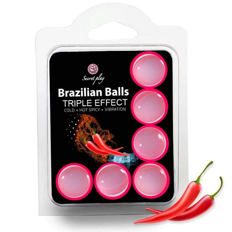 Set gioco segreto 6 palline brasiliani triplo effetto-0