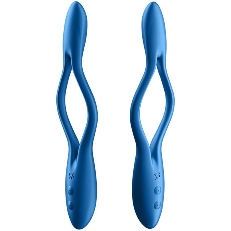 Gioco elastico satisfyer multi vibratore - blu-1