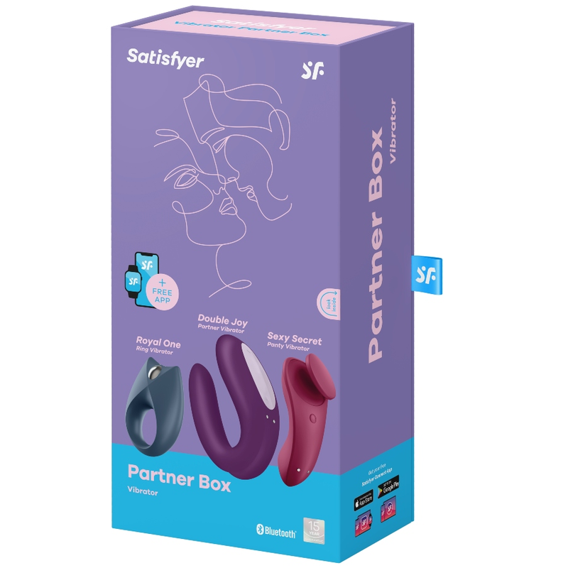 Confezione Satisfyer Partner Box 3 Sex Toys per la Coppia