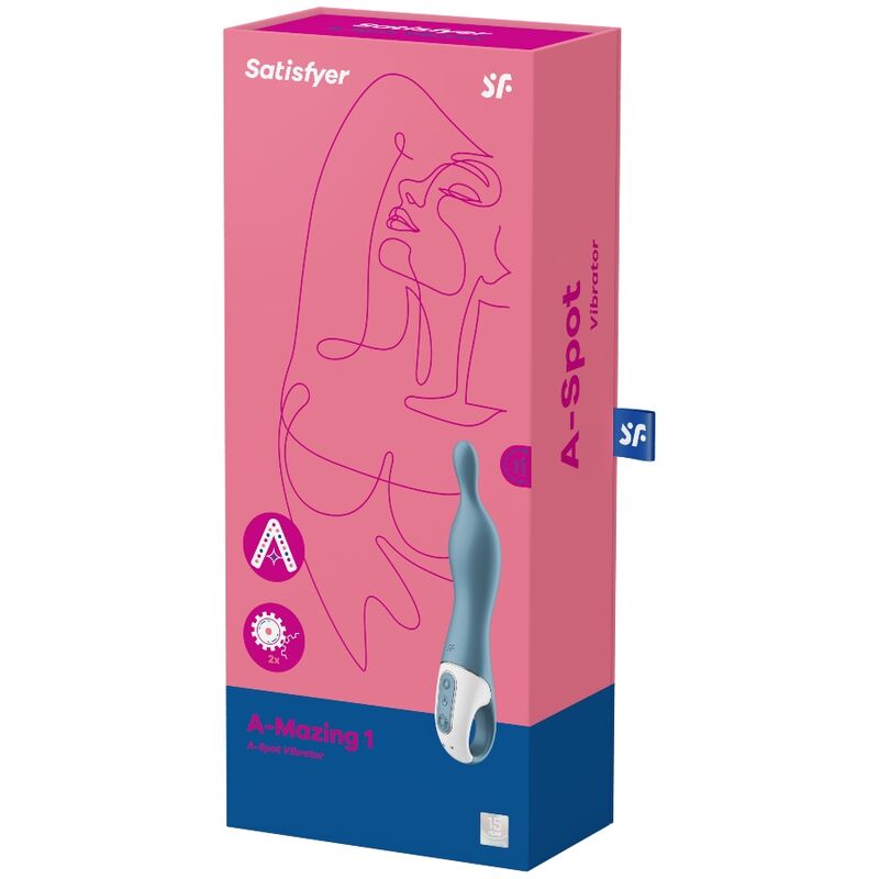 Vibratore satisfyer a-mazing 1 a-spot - blu-2