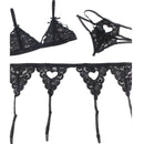 Subblime set tre pezzi bra+ reggicalze + perizoma l/xl-7