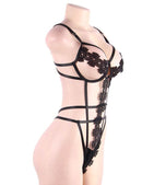 Subblime strappy lace teddy s/m-6