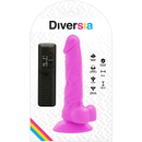 Diversia dildo vibrante flessibile 18 cm - viola-6