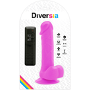 Diversia dildo vibrante flessibile 20,5 cm - viola-7