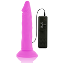 Diversia dildo vibrante flessibile 23 cm - viola-3