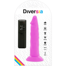 Diversia dildo vibrante flessibile 23 cm - viola-7