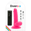 Diversia dildo vibrante flessibile 17 cm - rosa-7