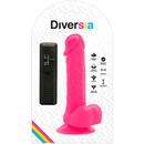 Diversia dildo vibrante flessibile 20,5 cm - rosa-7