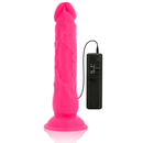 Diversia dildo vibrante flessibile 21 cm - rosa-3