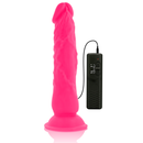 Diversia dildo vibrante flessibile 21 cm - rosa-5