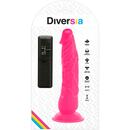 Diversia dildo vibrante flessibile 21 cm - rosa-7
