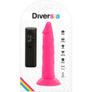 Diversia dildo vibrante flessibile 23 cm - rosa-6