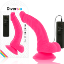 Diversia dildo vibrante flessibile 21,5 cm - viola-0