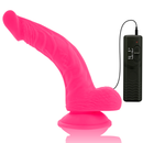 Diversia dildo vibrante flessibile 21,5 cm - viola-3