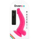 Diversia dildo vibrante flessibile 21,5 cm - viola-7