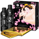 Shunga erotic massage gel oriental body slide sparkling strawberry wine-0