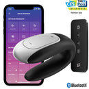 Vibratore satisfyer doppio divertimento partner - nero-0